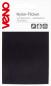 Preview: Nylon Flicken selbstklebend Schwarz 25x5,8 cm